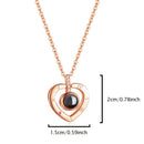 Collar Reflectante Te Amo 100 idiomas