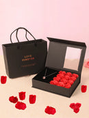 Caja De Rosas Regalo Collar San Valentín