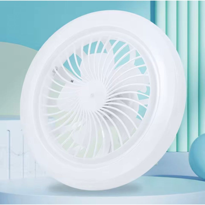 Ventilador de Techo Redondo con Luz LED