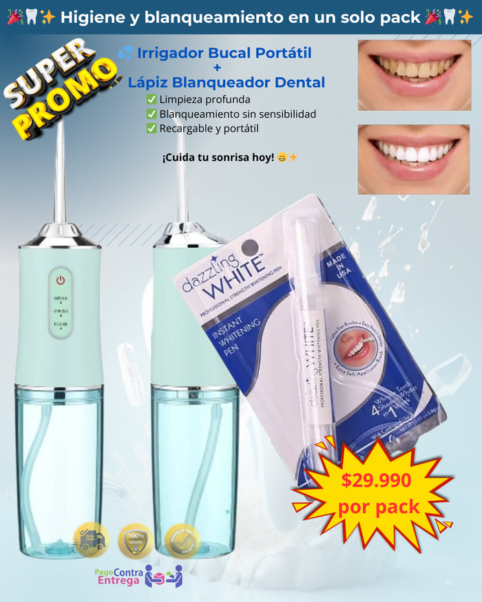 Limpieza Total Pro  +  Lapiz Blanqueador Dental