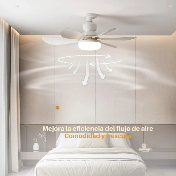 Ventilador de Techo con Luz LED