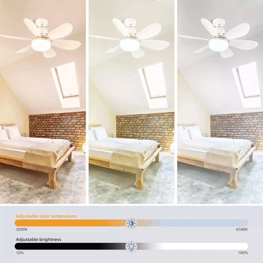 Ventilador de Techo con Luz LED