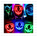 Mascara Luz Led La Purga Halloween