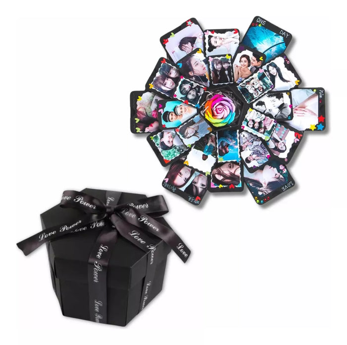 Caja Explosiva Álbum Fotográfico ¡El Regalo Más Romántico para San Valentín!