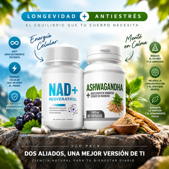 Ritual 24™ | Dúo NAD+ + Ashwagandha