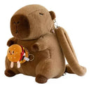 Mochila Peluche Felpa Kawaii Capibara
