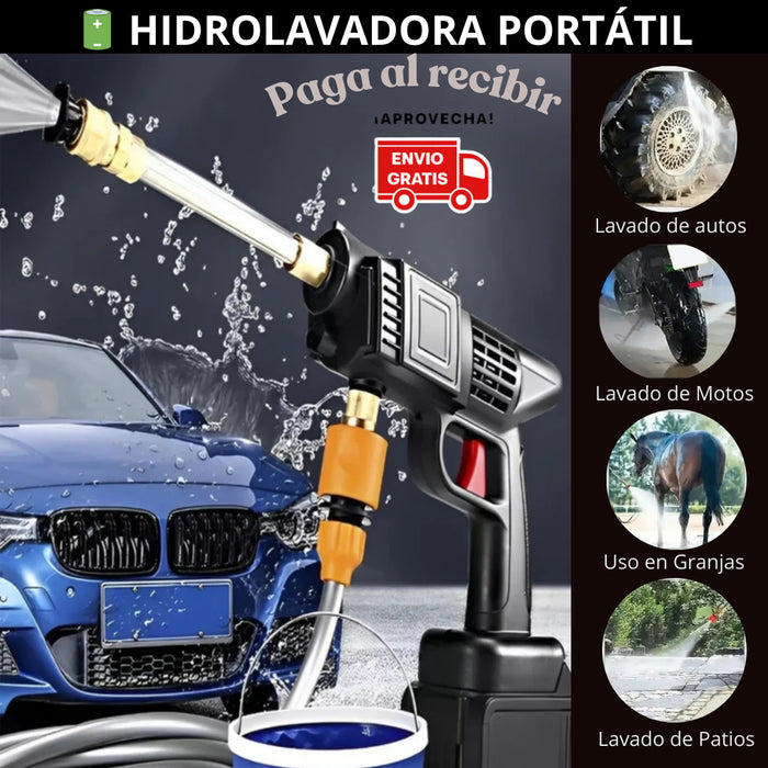 Hidrolavadora 2 baterías 48w