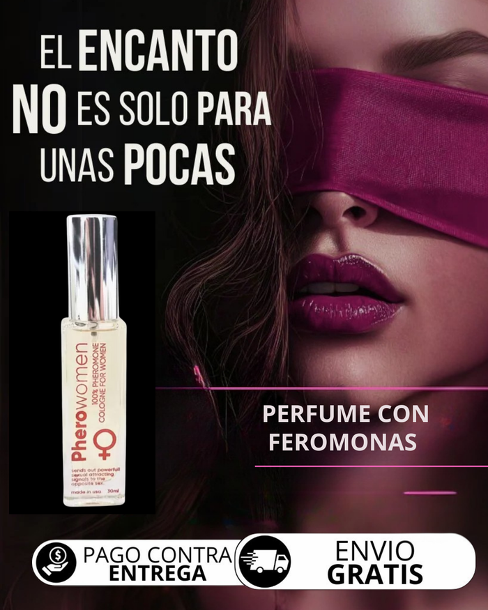 Pherowomen Gold 💎 – Perfume con Feromonas de Atracción Instantánea