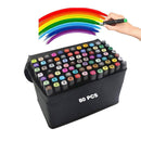 Set 80 Marcadores Doble Punta