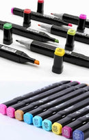 Set 80 Marcadores Doble Punta