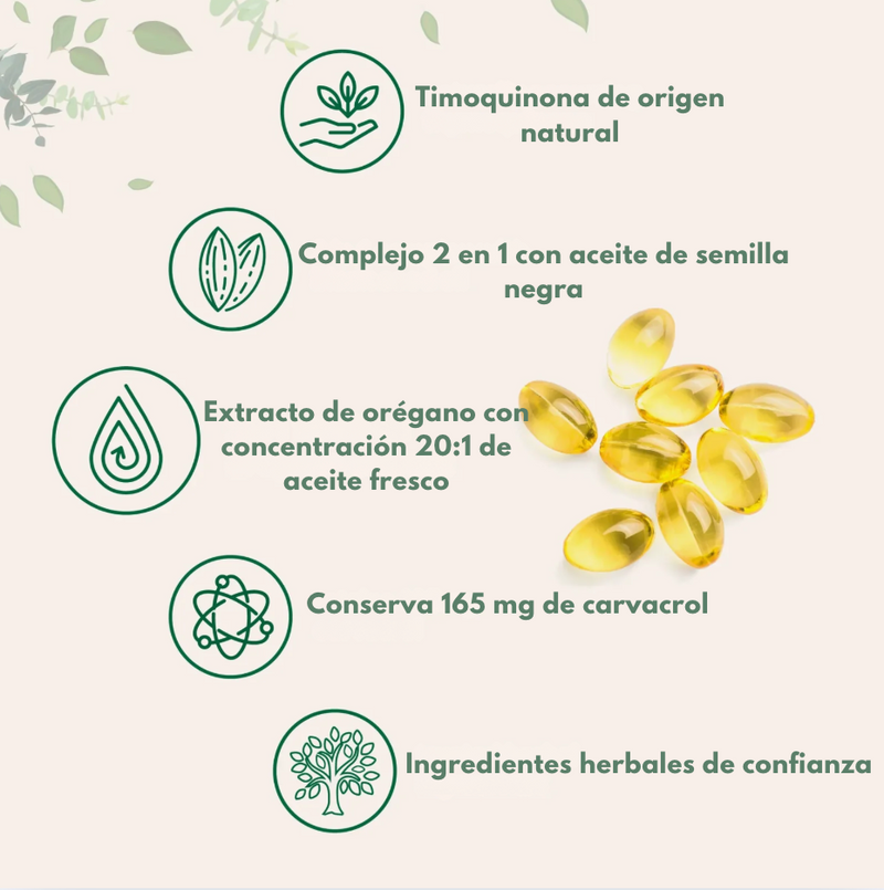 Aceite De Orégano 6000 Mg 60 caps